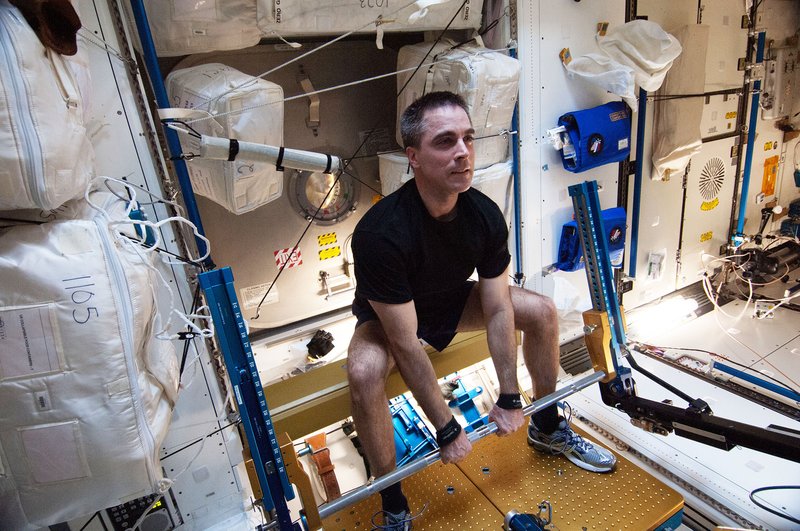 Resistance training on International Space Station