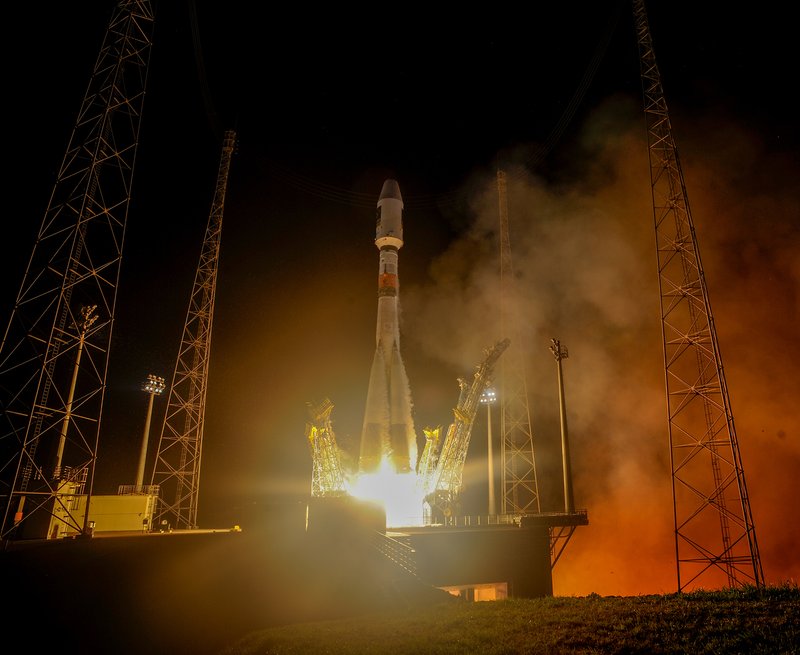 Soyuz pacecraft ST-B launch