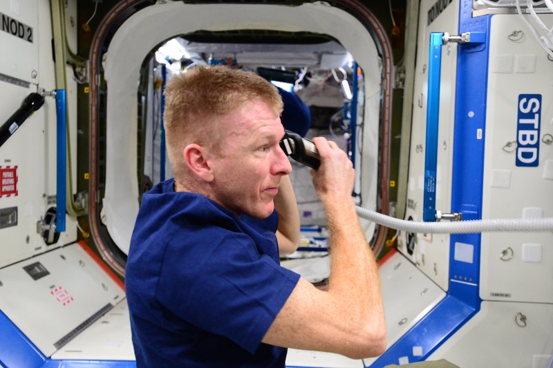 Tim Peake has a haircut